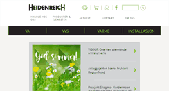 Desktop Screenshot of heidenreich.no