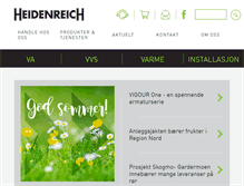 Tablet Screenshot of heidenreich.no